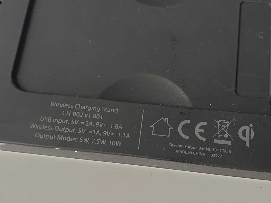 Бездротовий зарядний iPhone Sitecom Wireless  Stand, 10W (CH-002)