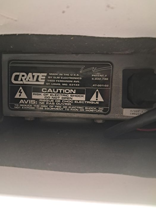 Amplificador de baixo crate bx25