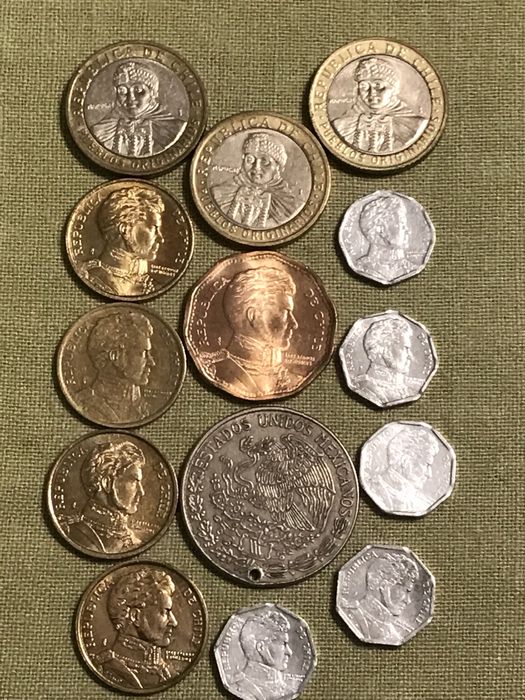 Chile x13+ Meksyk x1 - od 1 peso do 100- 1978/2008