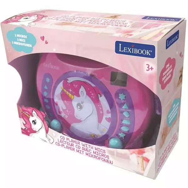 Przenośny odtwarzacz CD Jednorożec Lexibook RCDK100UNI. Lexibook