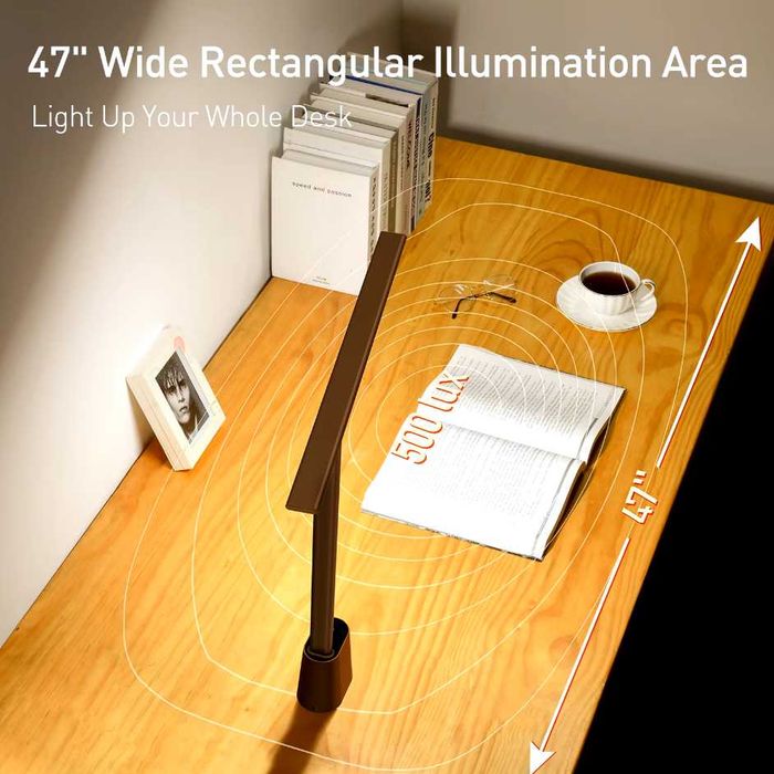 Настільна лампа Baseus LED Desk Lamp Grey | Сіра | НОВА