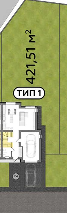 Продається дуплекс в Крихівцях із земельною ділянкою 4.12 сот. Розтерм