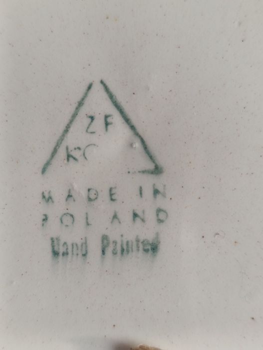 Talerz ozdobny ZF Koło, PRL, do zawieszenia