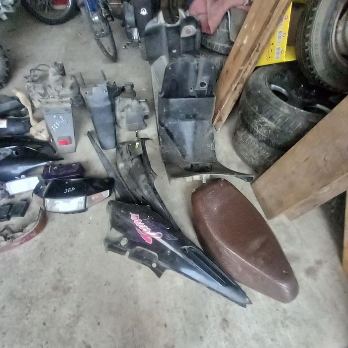 Пласмаса скутер Сузукі летс 2,Сепія