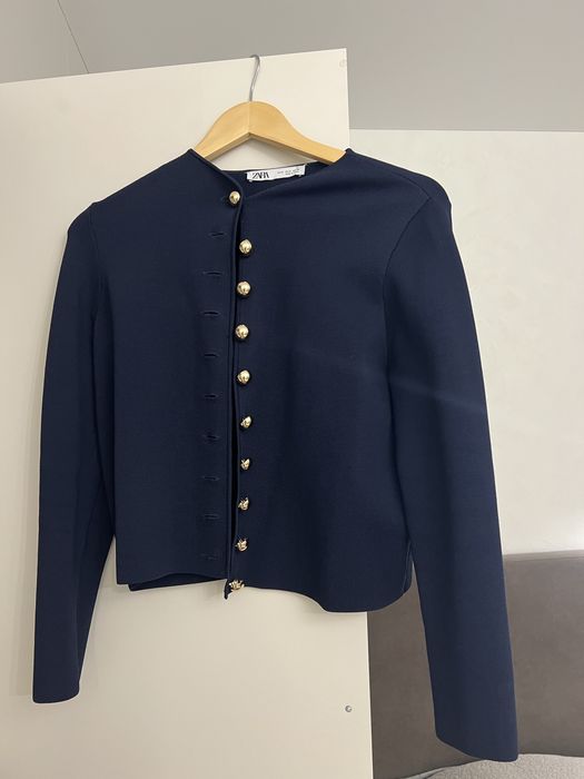 Кардиган zara синій с
