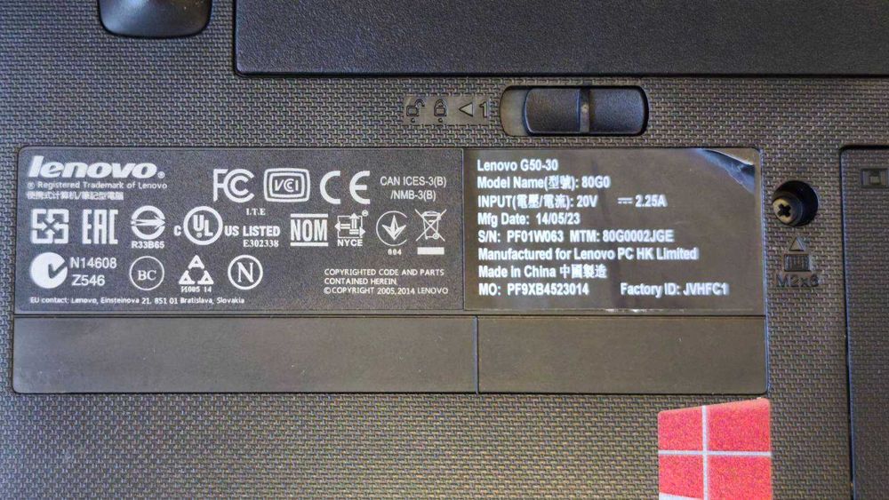 Laptop Lenovo G50-30