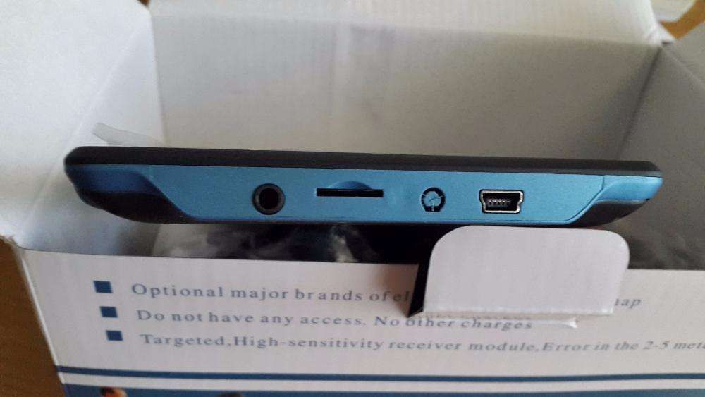 GPS navegador NOVO (ecrã 7" e 5") com iGo mapas para camiões recentes