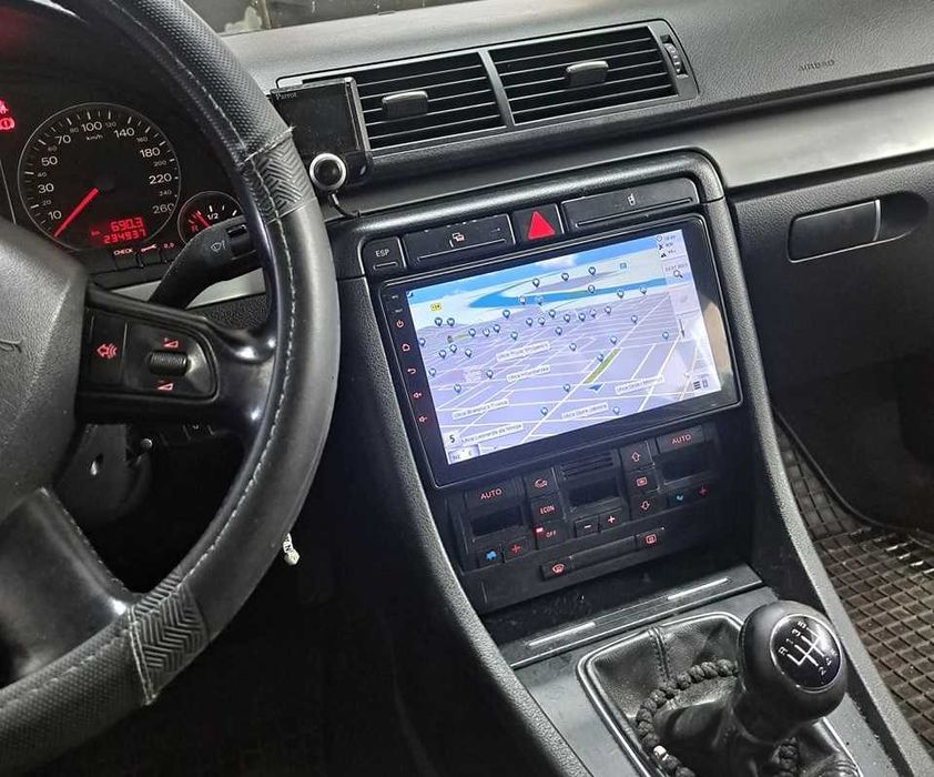 Rádio 2DIN 9" [4+64GB] • AUDI A4 (2000 a 2009) • Android • B6 B7