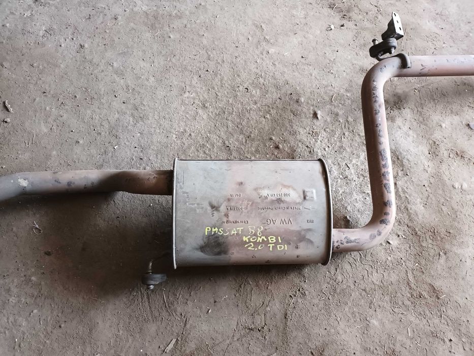 Wydech tłumik rura wydechowa VW PASSAT B8 kombi 2.0 TDI