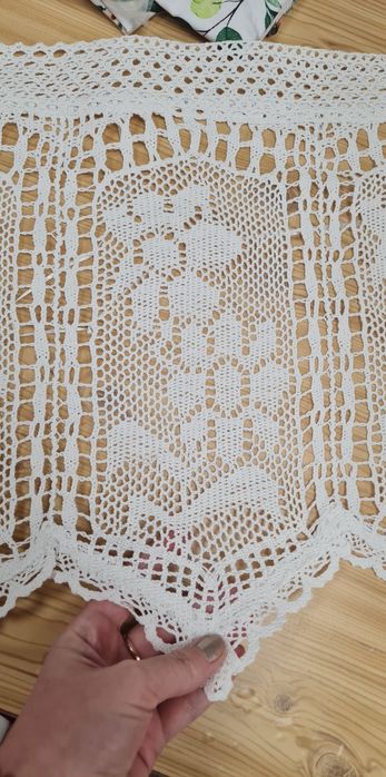 Zazdrostka ażurowy 80% bawełna szydełkowa