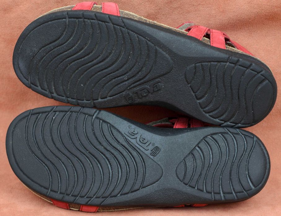 Кожаные сандалии босоножки Teva 6389 ventura cork Оригинал 37р 23,5 см