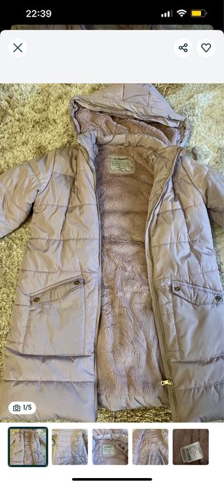 Куртка зимова на дівчинку