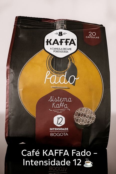 Cápsulas de Café Kaffa Fado – Intensidade 12 – Compatível com várias m