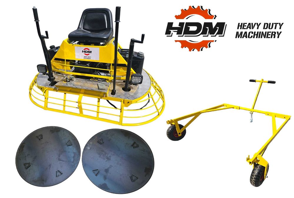 Zacieraczka do betonu HDM PTR036 27KM LONCIN siedząca HELIKOPTER 182cm