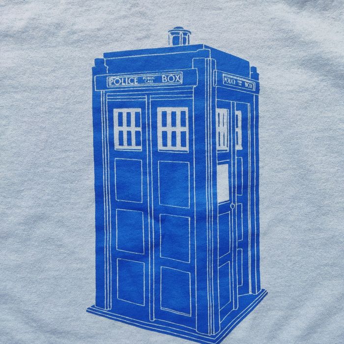 Футболка з принтом "Doctor Who" TARDIS, розмір М, Доктор Хто|ТАРДІС
