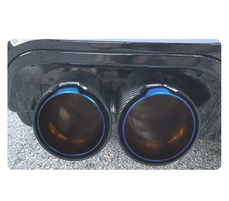 PONTEIRAS DE ESCAPE BMW LOOK M PERFORMANCE