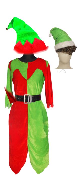 Stroj elfa elfinki peruka
