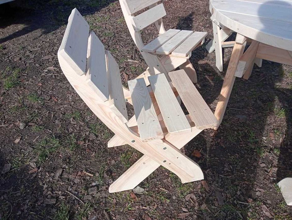 Meble ogrodowe duże, stół okrągły, 6 krzeseł, promocja !!! Od ręki!!!