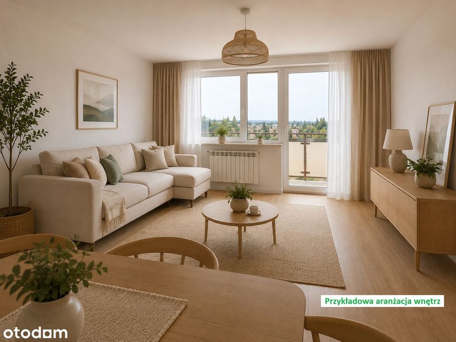 Jasne 2-pokojowe mieszkanie z balkonem | 37,8 m² | Wołomin, ul. Polna - Widok 3