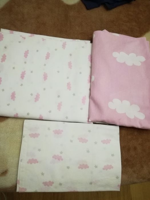 Edredão berço com capa e lençol