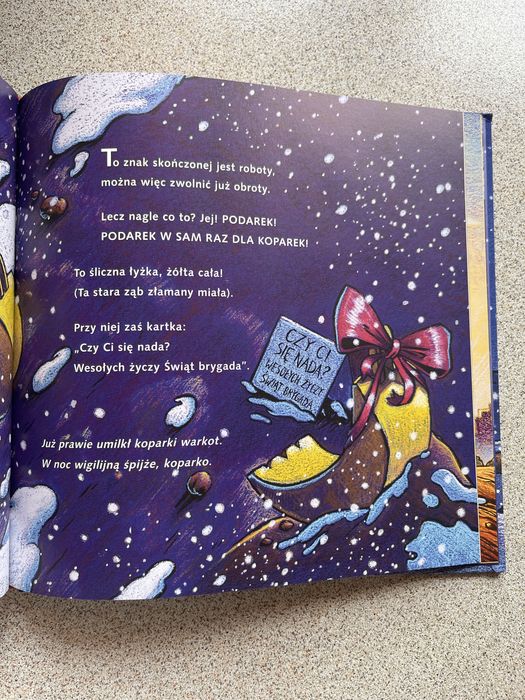 Wieczór gwiazdkowy na placu budowy Sherri Duskey