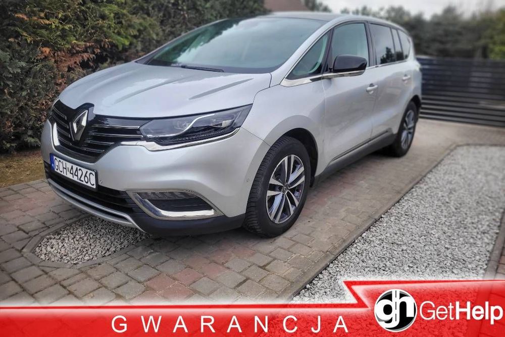 Renault Espace GWARANCJA GetHelp, Zarejestrowany w Polsce, Udokumentowany przebieg