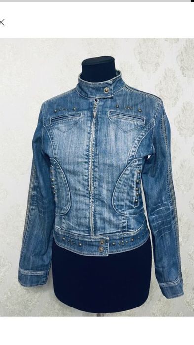 Жіночий джинсовий піджак жакет куртка літня