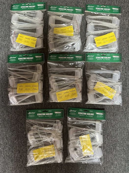 Oznaczniki kablowe OKB 35x9 Barlem 400 szt.