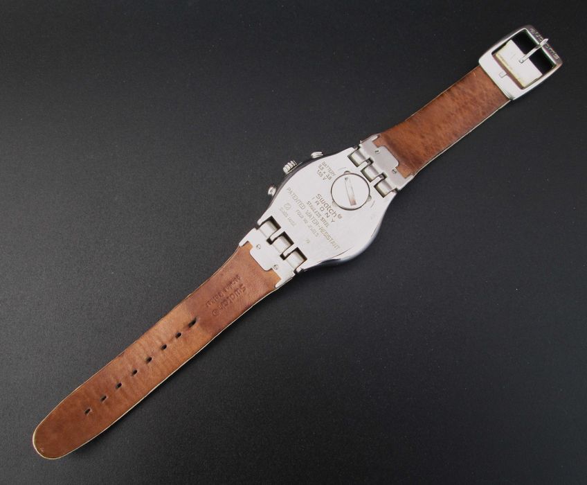 2007 Relógio Cronógrafo SWATCH Irony YCS510 "STEEL & CHARM"