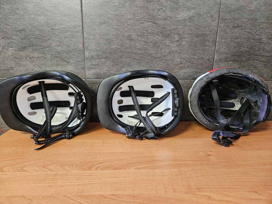 3 kaski kask  dziecięce dziecięcy  rowerowe – 20 zł/szt.