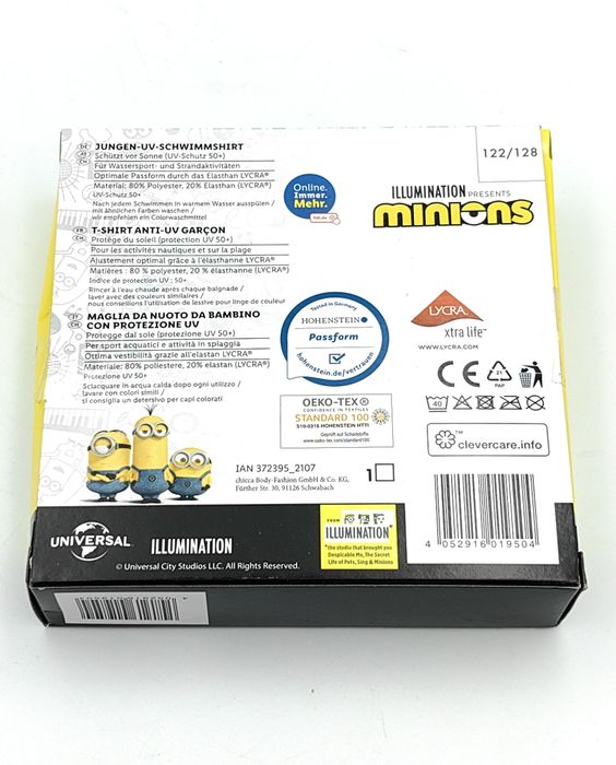 Chłopięca koszulka kąpielowa UV z motywem Minionków®