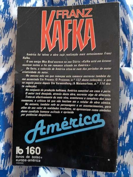 Franz Kafka, América, livro