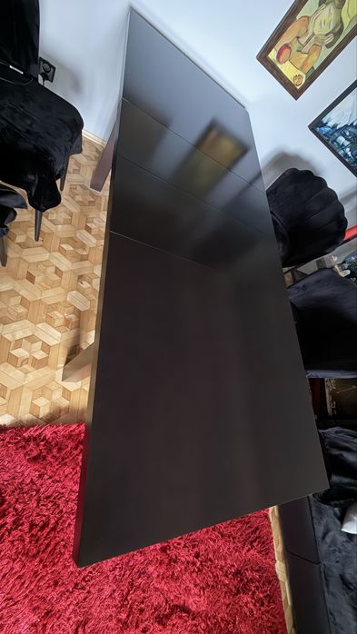 Stół prostokątny wenge 200x80 składany