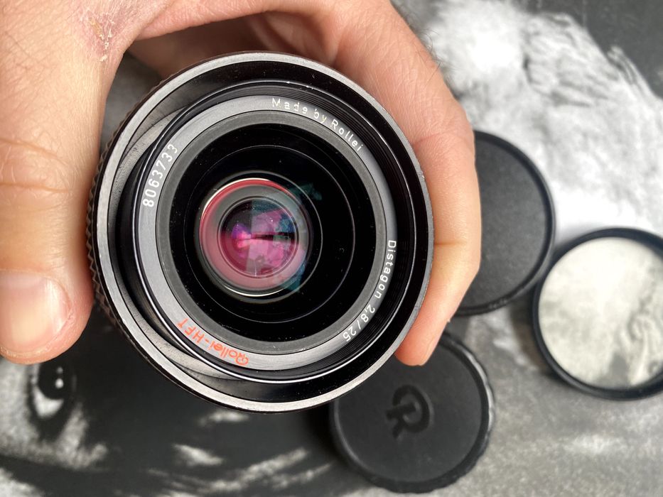 Carl Zeiss Distagon 2.8 25mm 35mm HFT Rolleiflex  Germany QBM