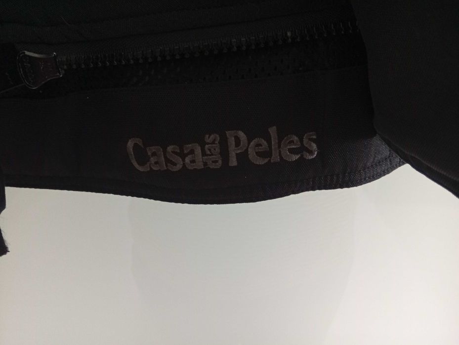 Blusão motard, preto, em ótimo estado