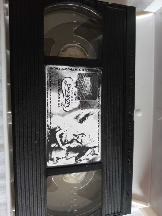 Bajki dwie kasety Video VHS: Barbie Magia Pegaza + Szeherezada