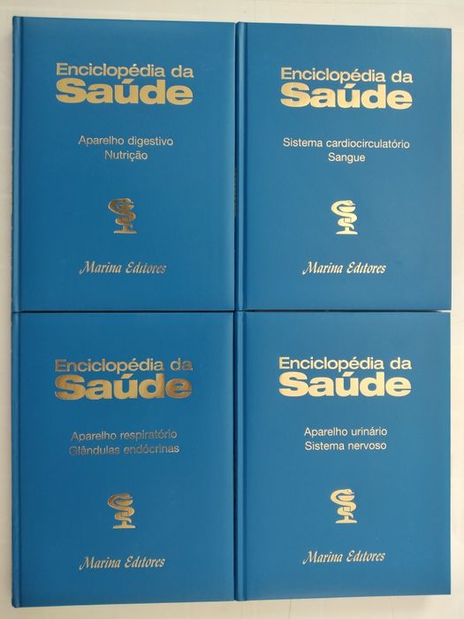 Enciclopédia da Saúde - 10 livros novos oferta estojo com cd