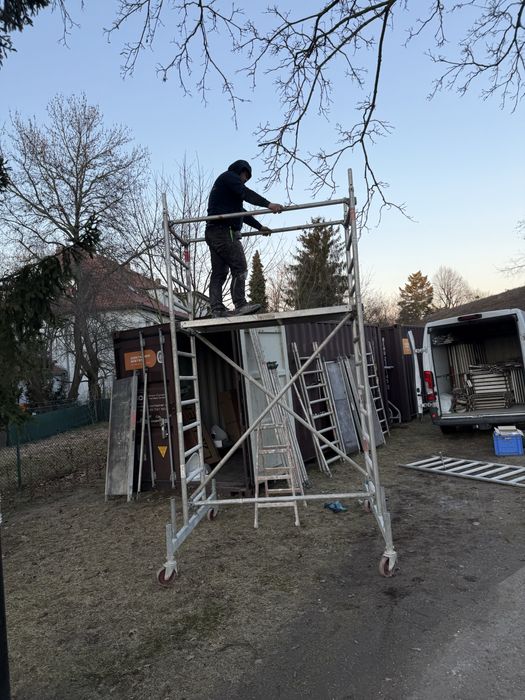 Rusztownie Aluminiowe Jezdne 8m