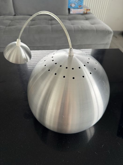 Lampa wisząca srebrna