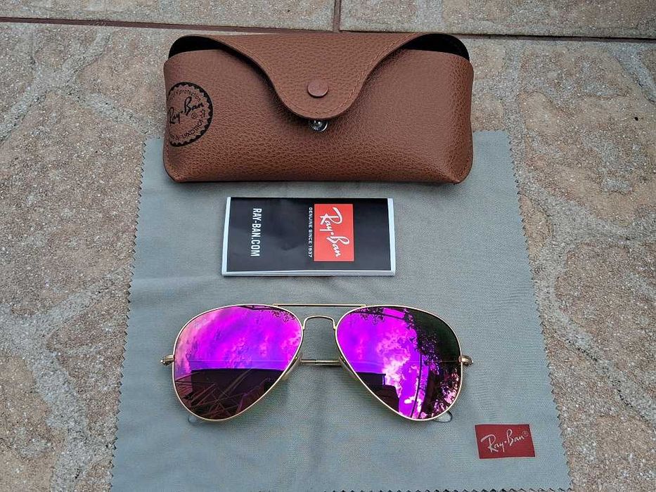 RAY BAN RB3025 Aviator Large Metal Polaryzacja Okulary Przeciwsłoneczne ORYGINALNE