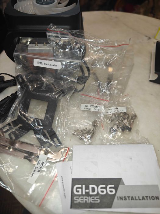 Кулер PcCooler GI-D66A Halo FRGB