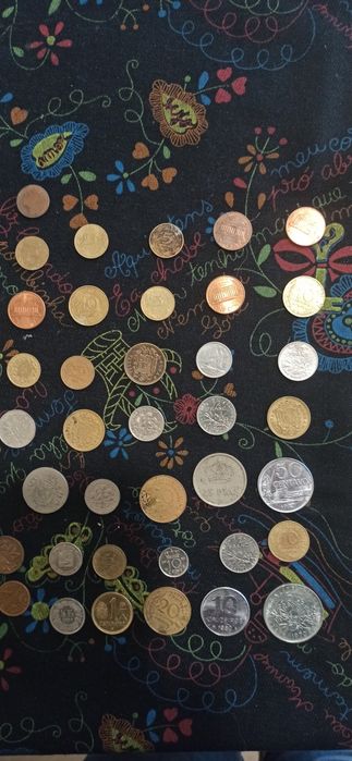 Moedas antigas de coleção