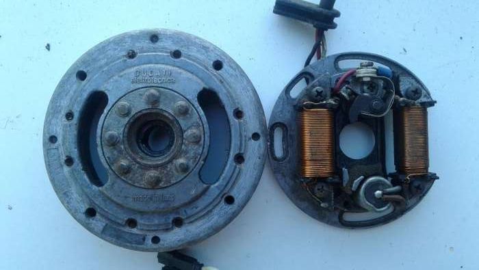 Volantes magnéticos Bosh, Motoplat e Ducati