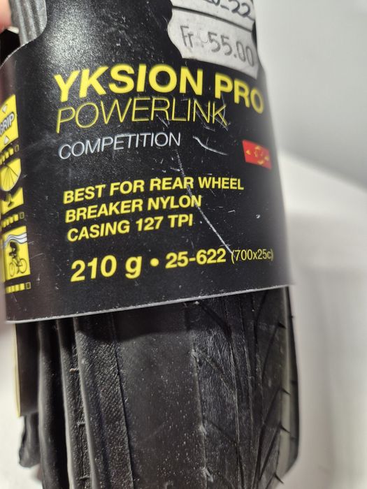 Komplet opon zwijanych MAVIC yksion pro powerlink 700x25