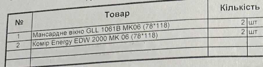 Вікно VELUX 78/118