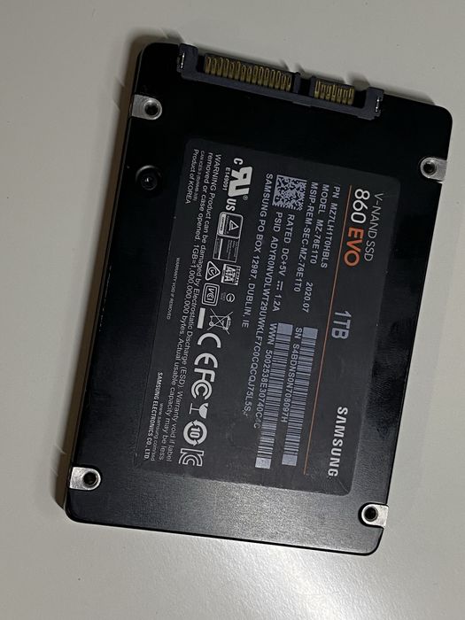 samsung 860 evo 1tb - купити комплектуючі для ПК - Ціна на OLX.ua