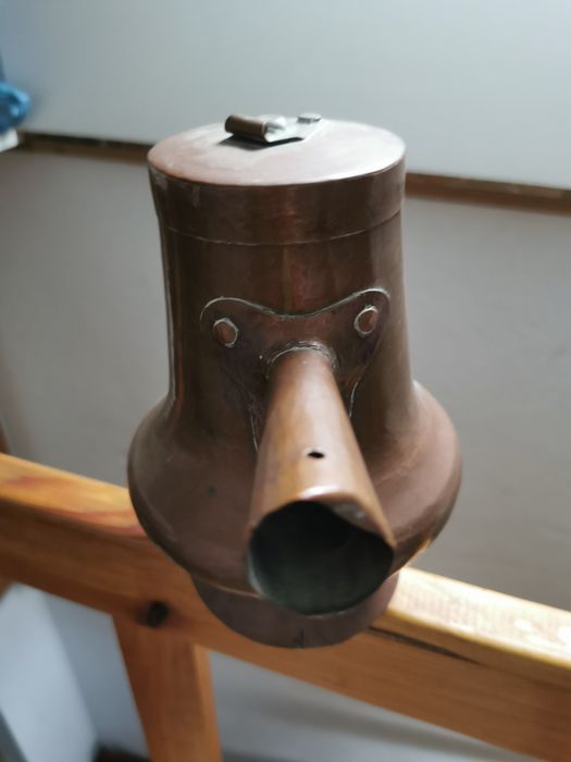 Peça decorativa em cobre