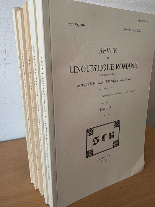 5 números da "Revue de Linguistique Romane"