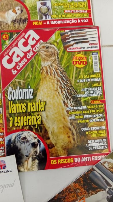 Revistas de caça e cães de caça