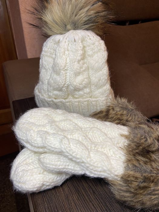 Набір шапка та рукавиці